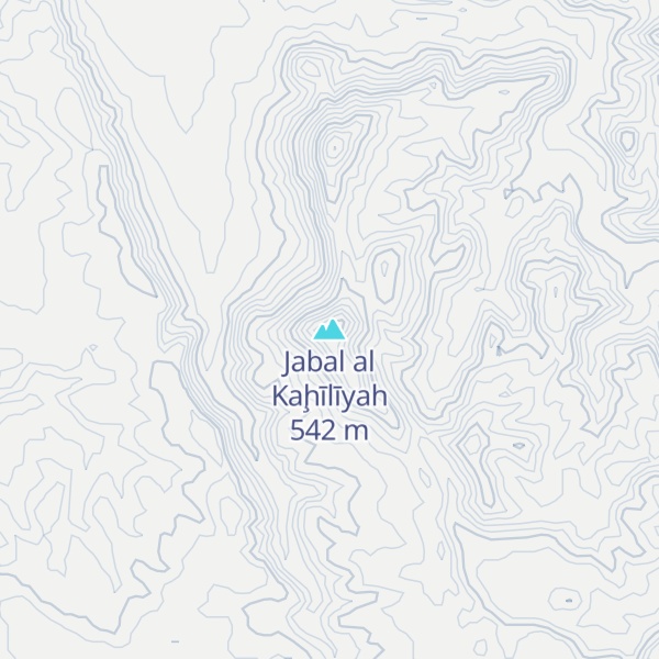 Map of Jabal al Kaḩīlīyah