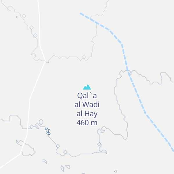 Map of Qal`a al Wadi al Hay