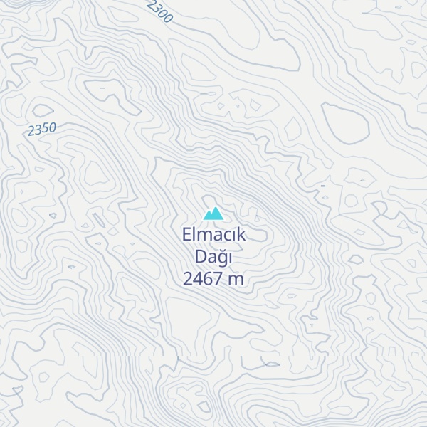 Map of Elmacık Dağı