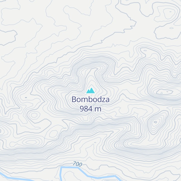 Map of Bombodza
