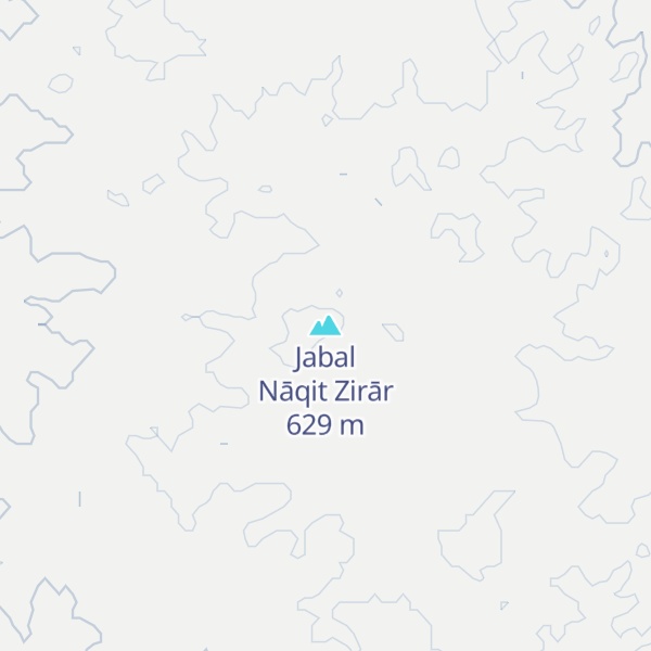 Map of Jabal Nāqit Zirār