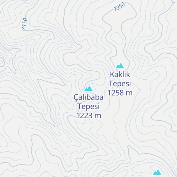 Map of Çalıbaba Tepesi