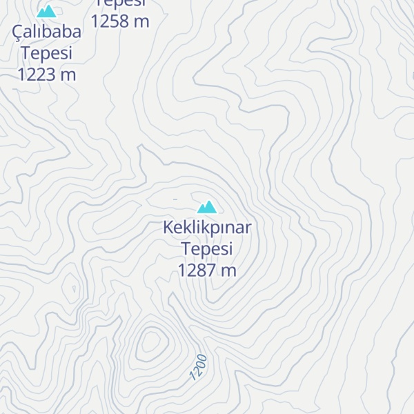Map of Keklikpınar Tepesi