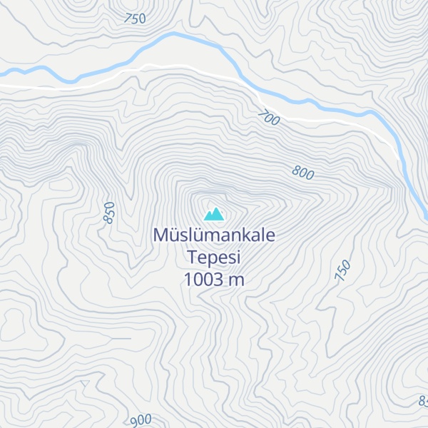 Map of Müslümankale Tepesi