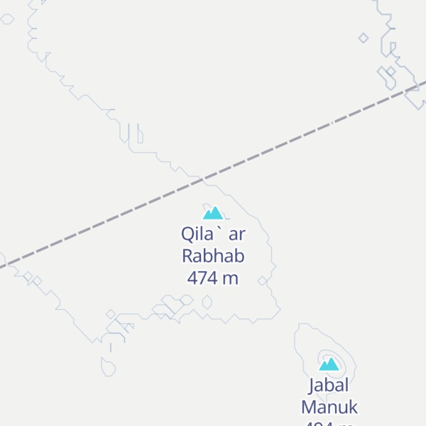 Map of Qila` ar Rabhab