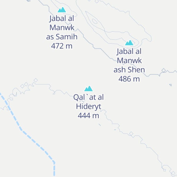 Map of Qal`at al Hideryt