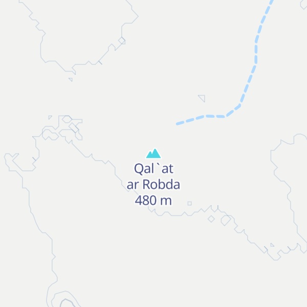 Map of Qal`at ar Robda