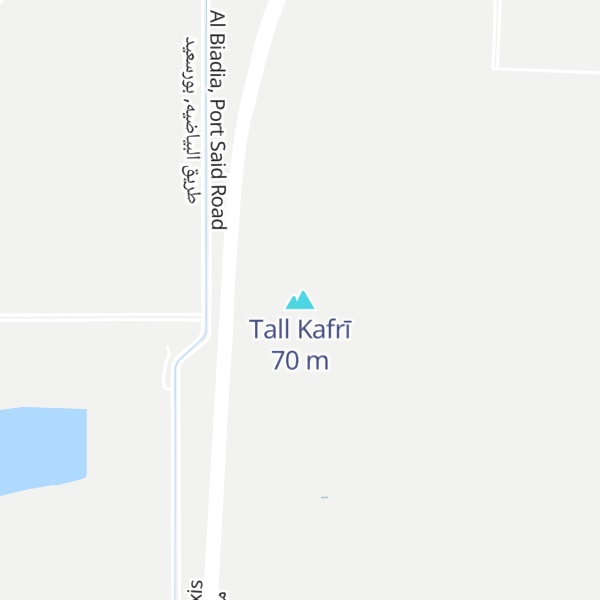 Map of Tall Kafrī