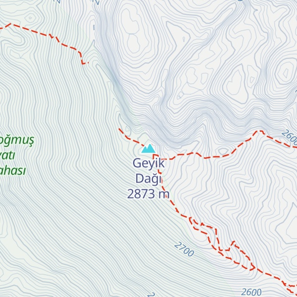 Map of Geyik Dağı