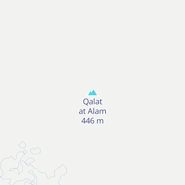 Map of Qalat at Alam