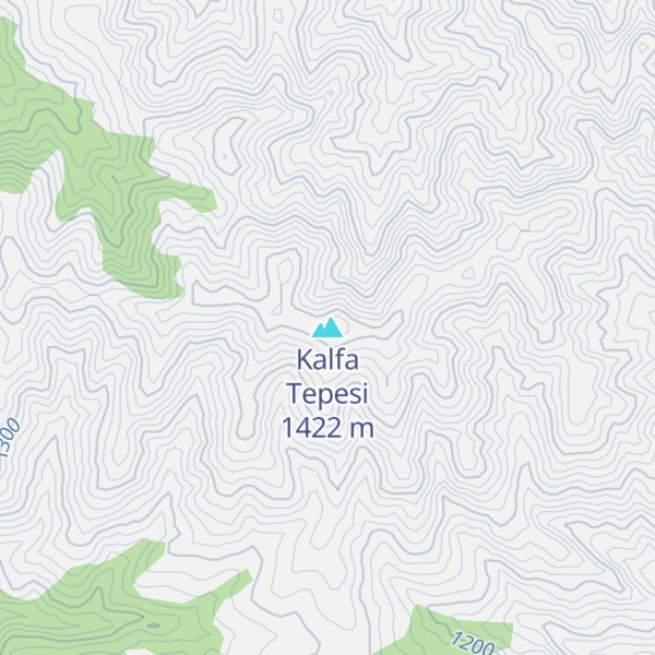 Map of Kalfa Tepesi
