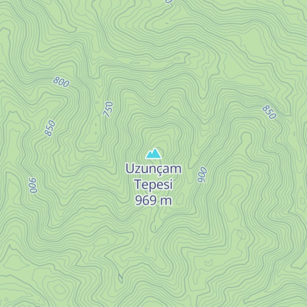 Map of Uzunçam Tepesi