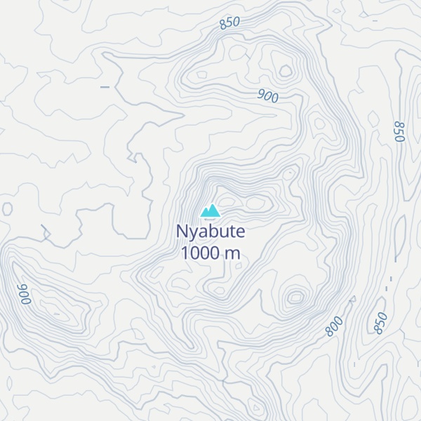 Map of Nyabute