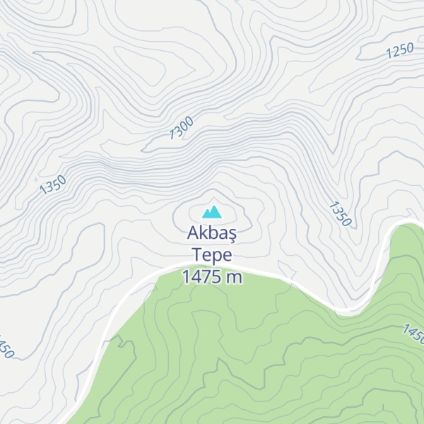 Map of Akbaş Tepe