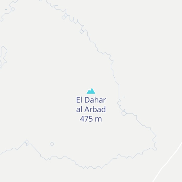 Map of El Dahar al Arbad