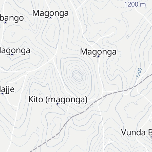 Map of Magonga