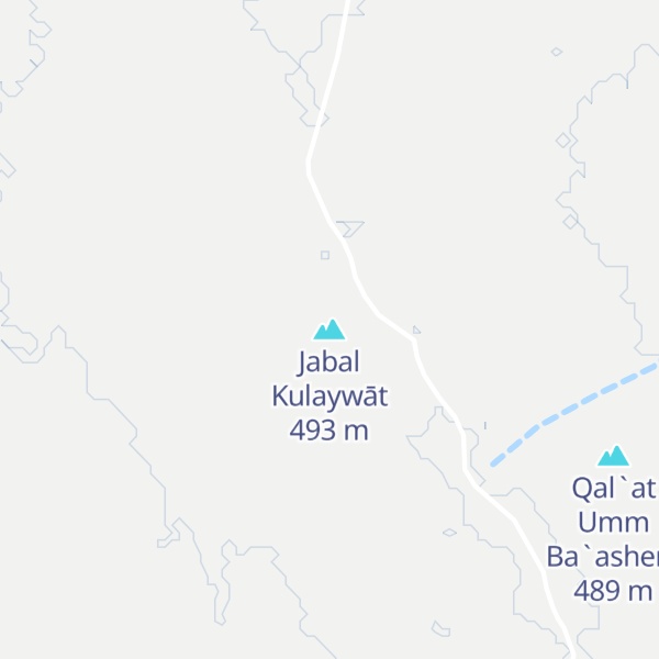 Map of Jabal Kulaywāt