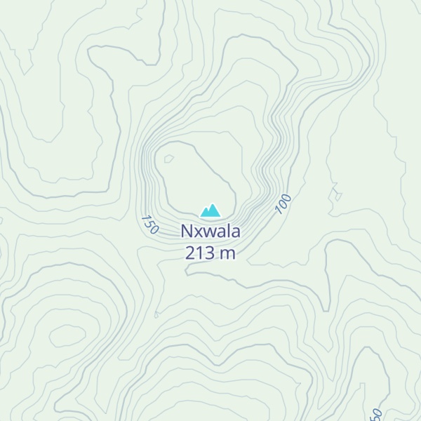 Map of Nxwala