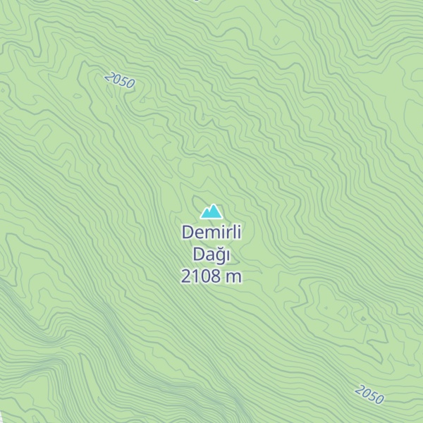 Map of Demirli Dağı