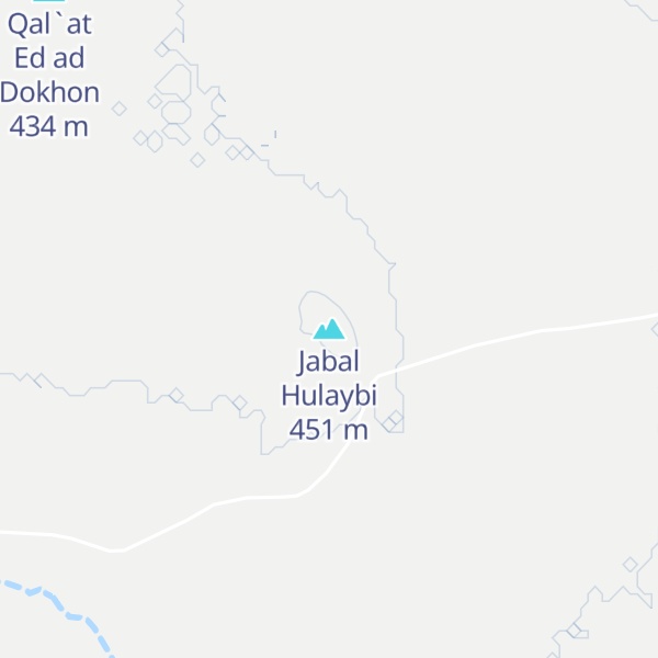 Map of Jabal Hulaybi