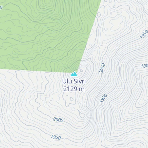 Map of Ulu Sivri