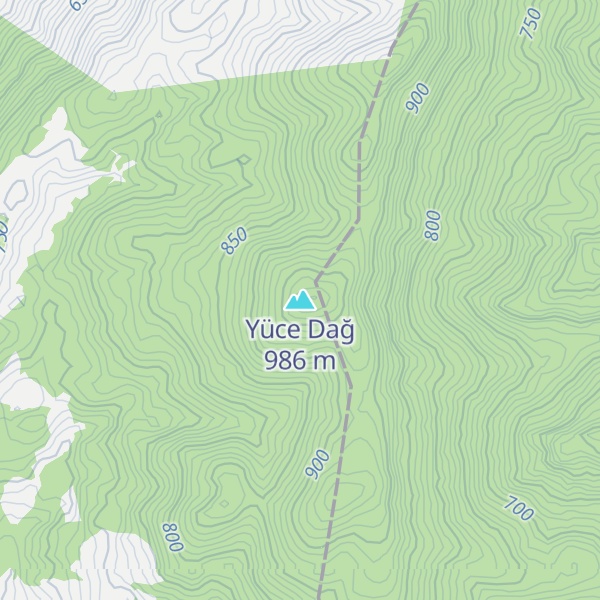 Map of Yüce Dağ