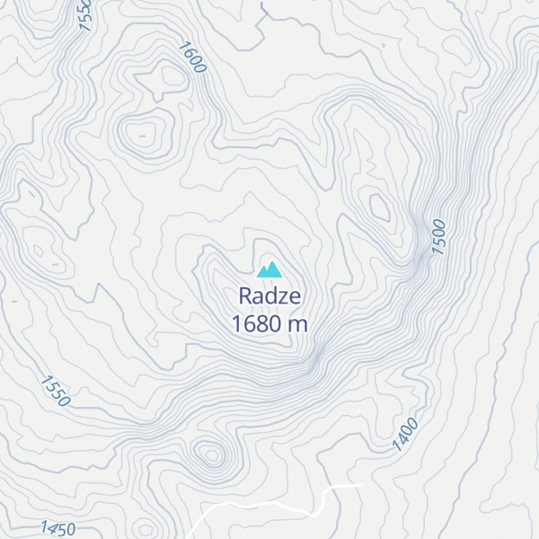 Map of Radze