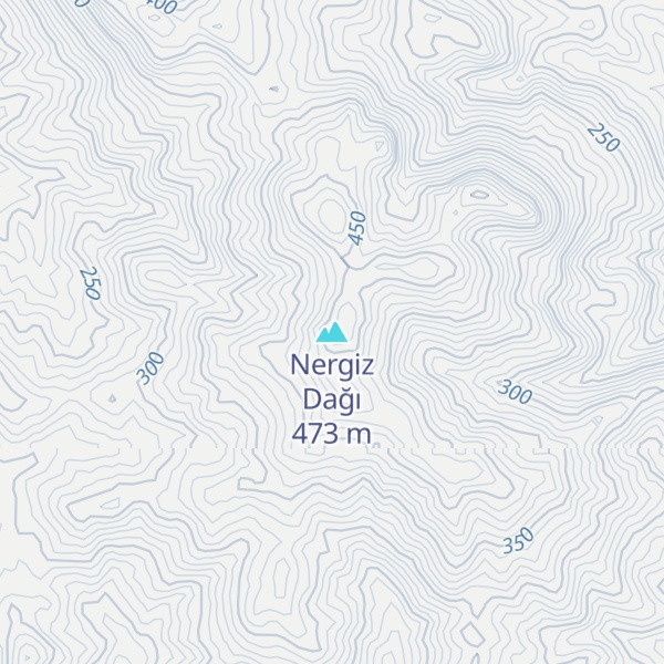 Map of Nergiz Dağı