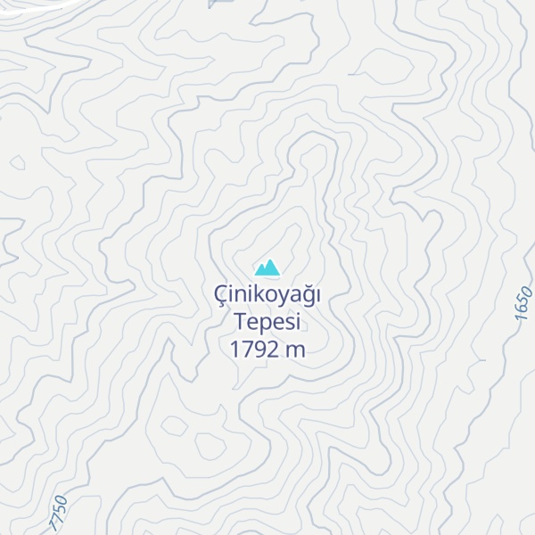Map of Çinikoyağı Tepesi