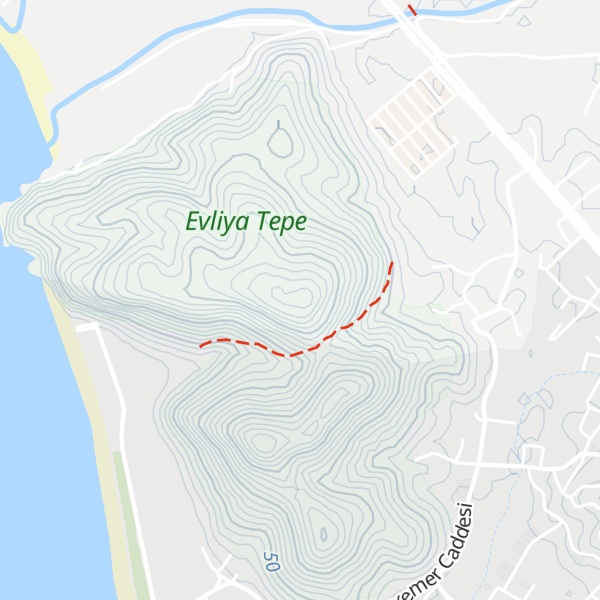Map of Evliyatepe