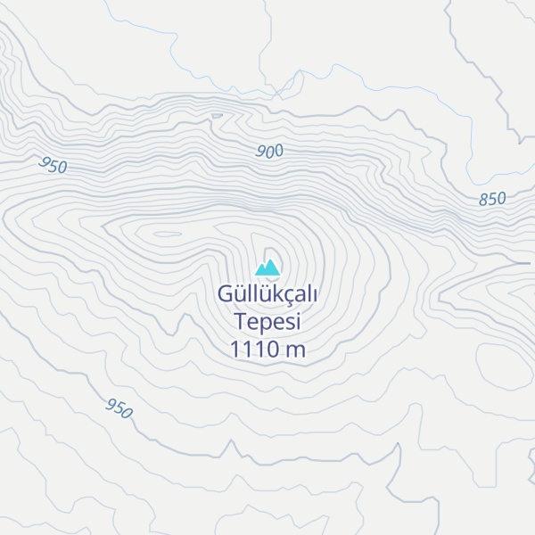 Map of Güllükçalı Tepesi