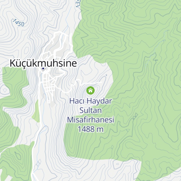 Map of Hacı Haydar Sultan Misafirhanesi
