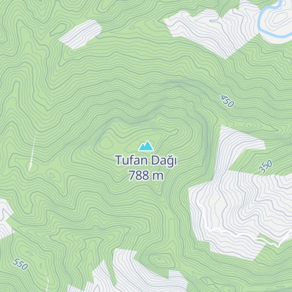 Map of Tufan Dağı