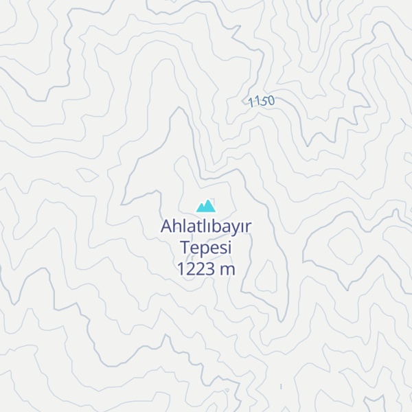 Map of Ahlatlıbayır Tepesi