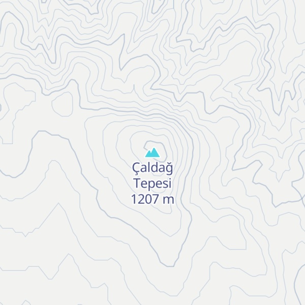 Map of Çaldağ Tepesi