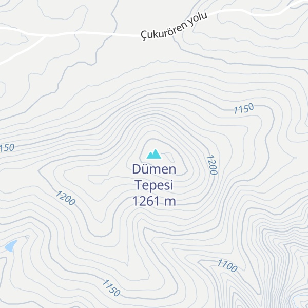 Map of Dümen Tepesi