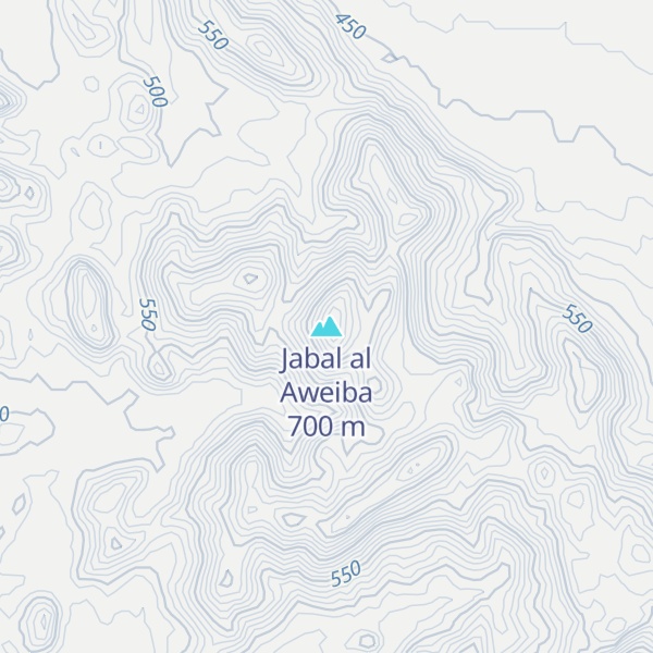 Map of Jabal al Aweiba