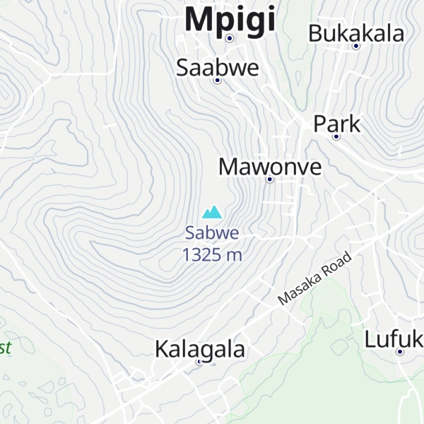 Map of Sabwe