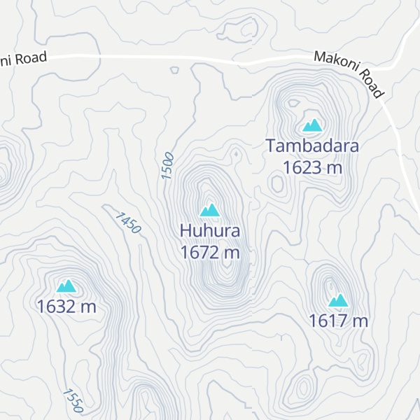 Map of Huhura