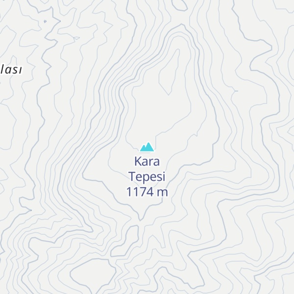 Map of Kara Tepesi