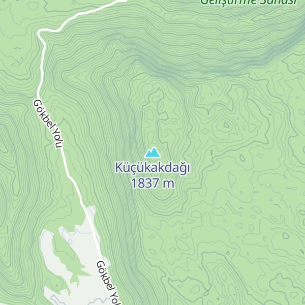 Map of Küçükakdağı
