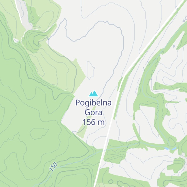Map of Pogibelna Gora