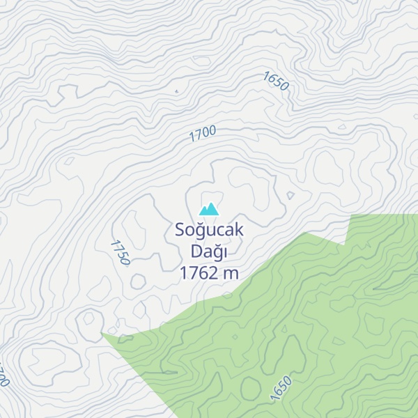 Map of Soğucak Dağı