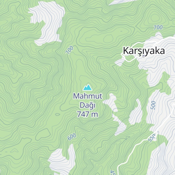 Map of Mahmut Dağı