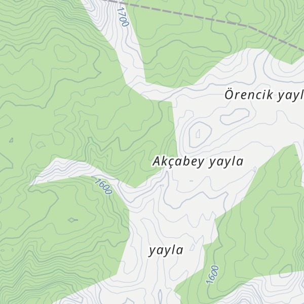 Map of Kara Dağ