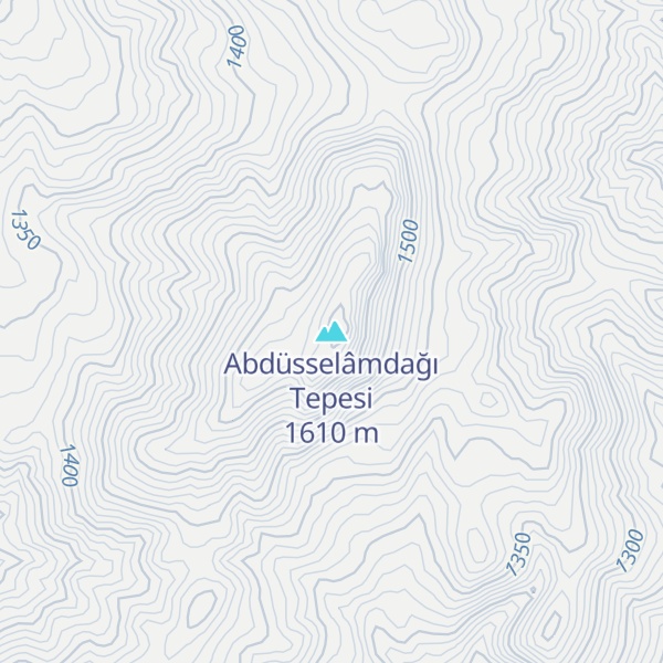 Map of Abdüsselâmdağı Tepesi