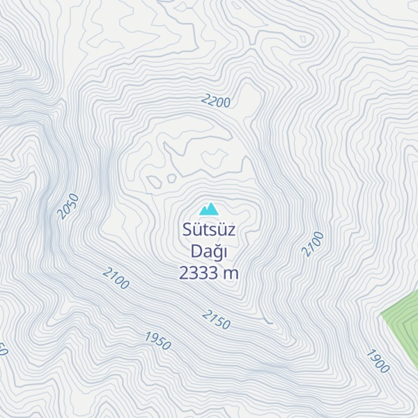 Map of Sütsüz Dağı