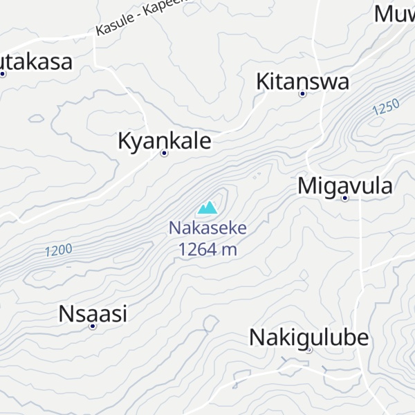 Map of Nakaseke