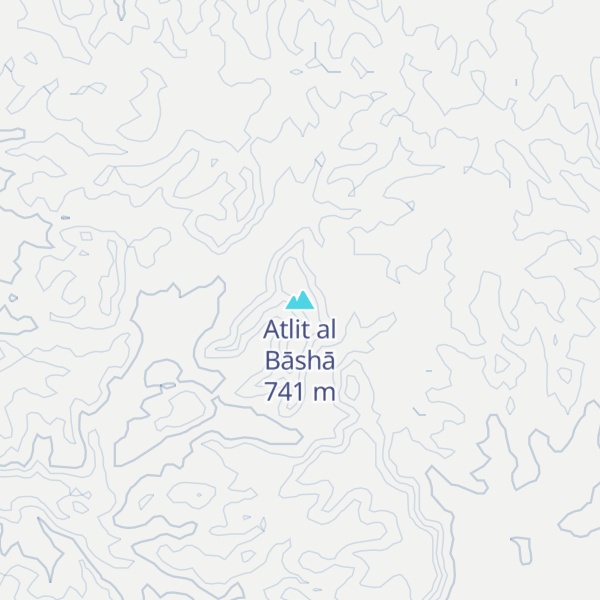 Map of Atlit al Bāshā