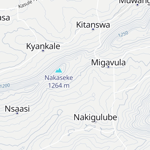Map of Luwano